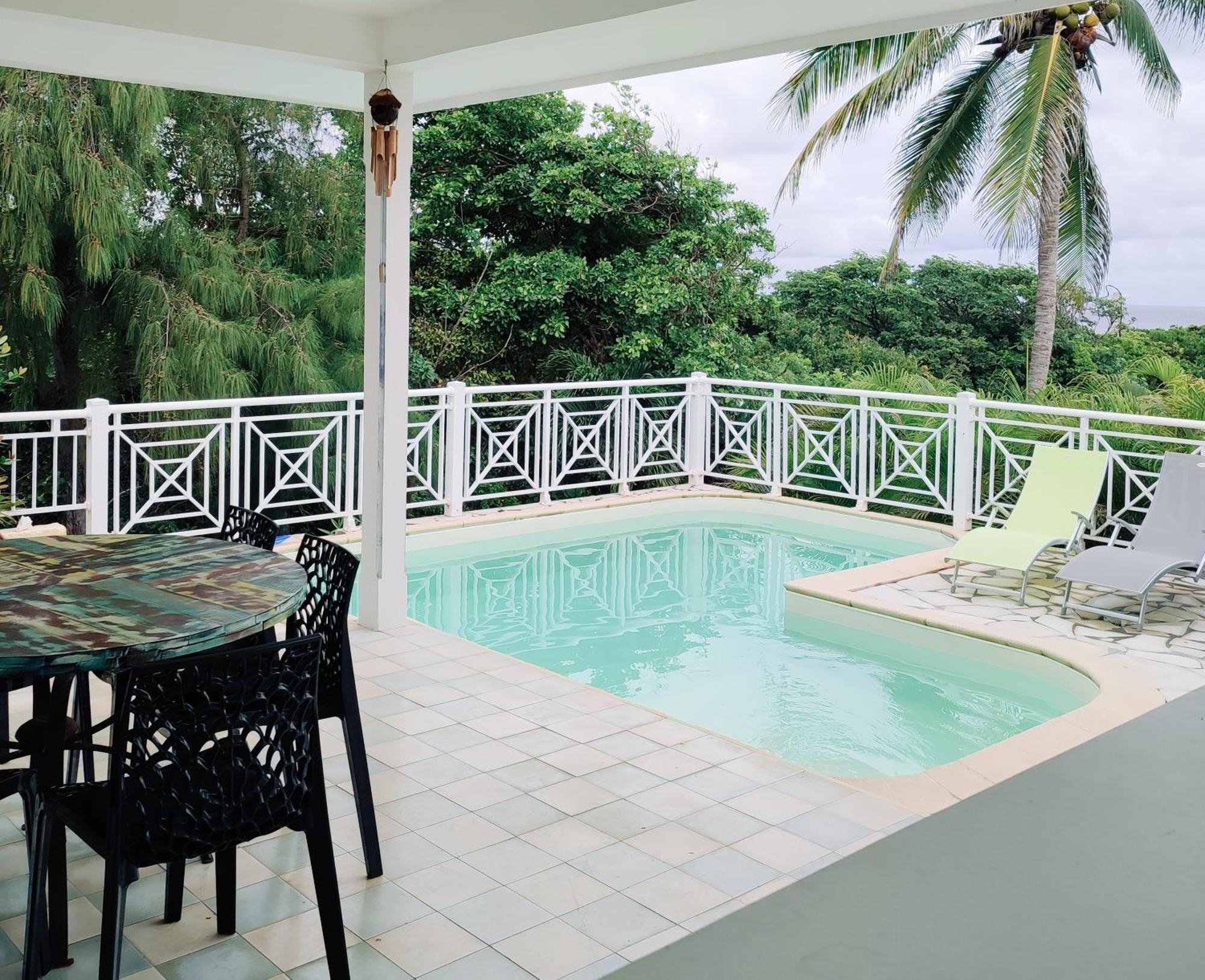 Villa Muscade Guadeloupe, Piscine, Vue Mer Et Acces Plage Saint-Francois  Exterior photo