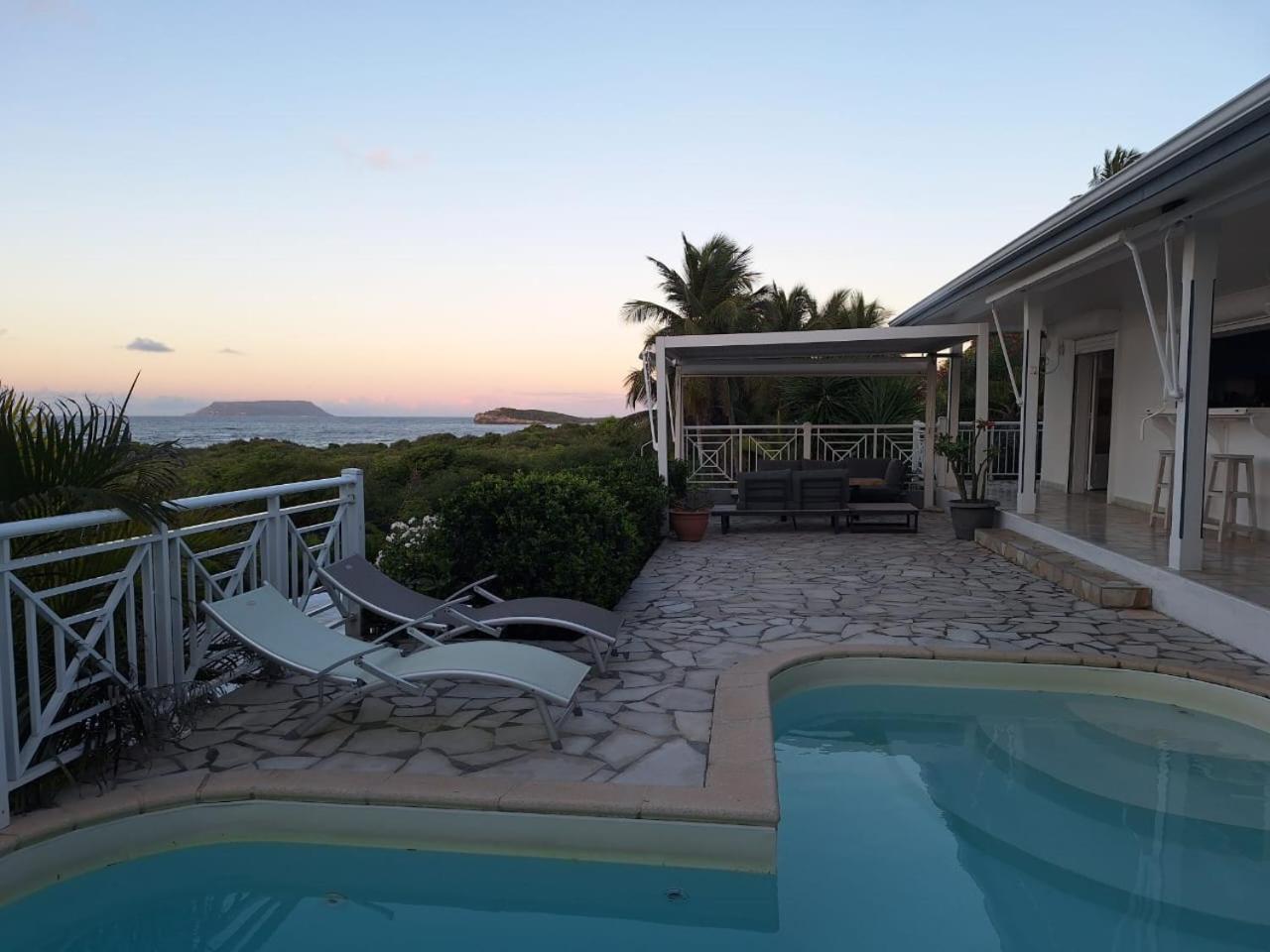 Villa Muscade Guadeloupe, Piscine, Vue Mer Et Acces Plage Saint-Francois  Exterior photo